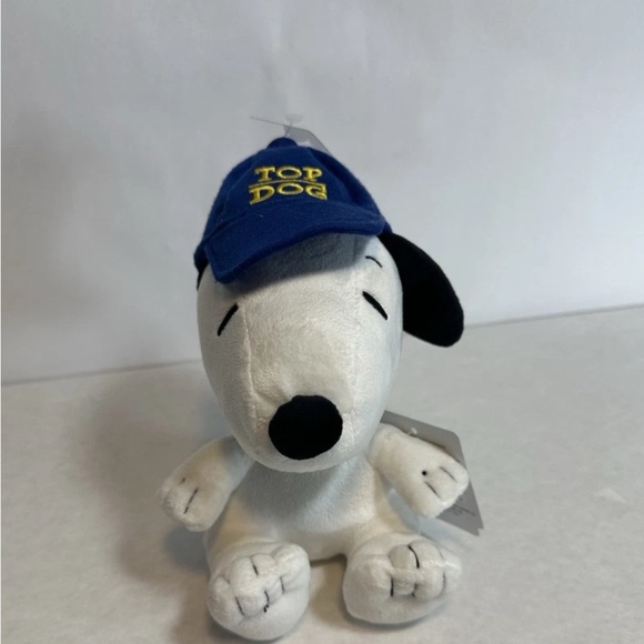 NWT Hallmark Peanuts Snoopy Top Dog Plush Fathers Day Plush NEW - Picture 1 of 10